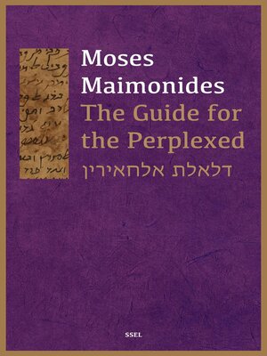 cover image of The Guide for the Perplexed